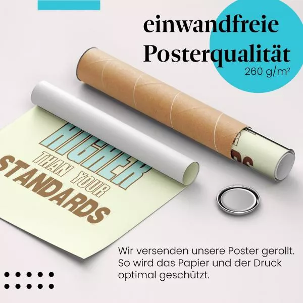 Starke Frauen Sprüche: "Höhere…" | Postereck 1132 Starke Frauen Sprüche: "Höhere…" | Postereck 1132