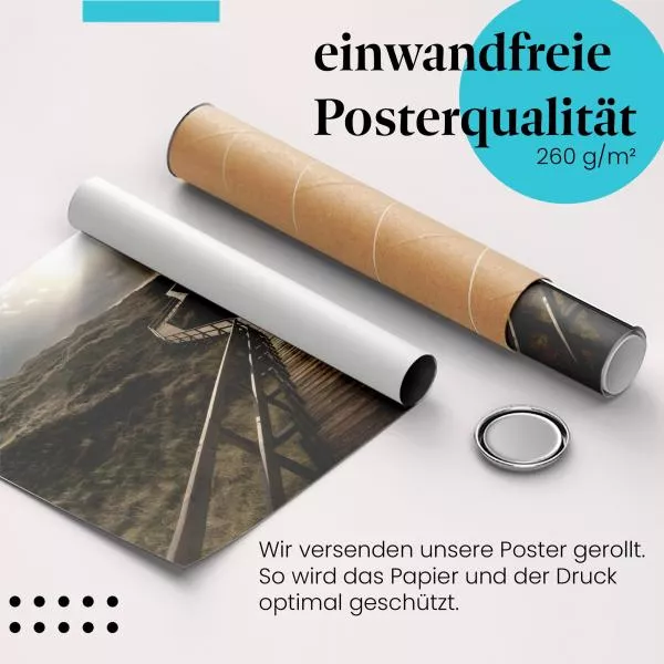 Weg durch die Dünen: Holzsteg | Postereck 1360 Weg durch die Dünen: Holzsteg | Postereck 1360