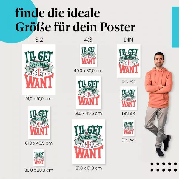 I'll get everything | Postereck 3337 I'll get everything | Postereck 3337