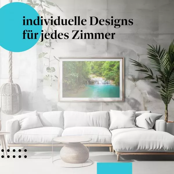 Wasserfall: Regenwald | Postereck 1859 Wasserfall: Regenwald | Postereck 1859