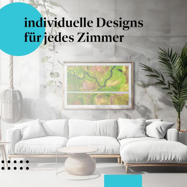 Schlafzimmer Deko: "Island" Poster - Einzigartige Natur - perfekt fürs Schlafzimmer.