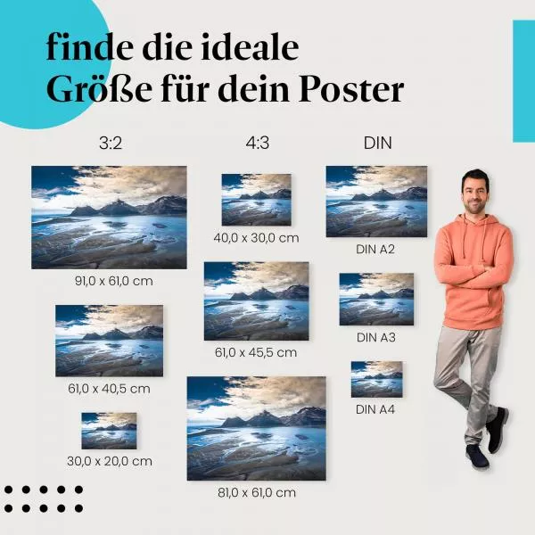 Island Landschaft | Postereck 3504 Island Landschaft | Postereck 3504