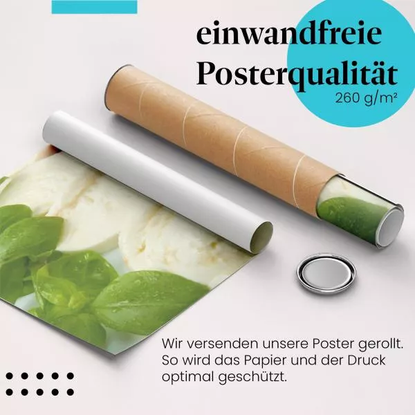 Italienische Aromen: Tomaten & Mozzarella | Postereck 0109 Italienische Aromen: Tomaten & Mozzarella | Postereck 0109