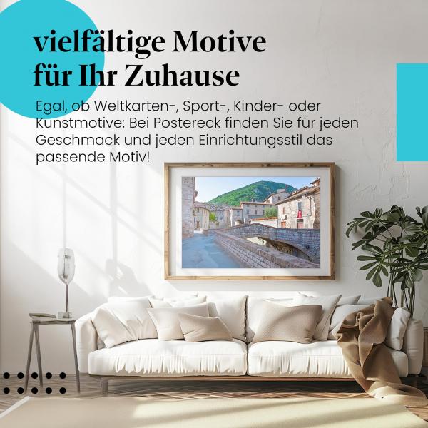 "Italienisches Dorf": Poster - malerisch & idyllisch!