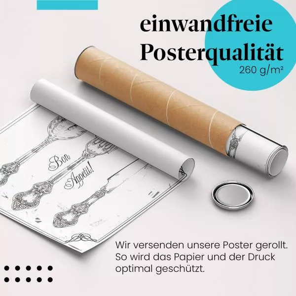 Elegante Menükarte | Postereck 4005 Elegante Menükarte | Postereck 4005