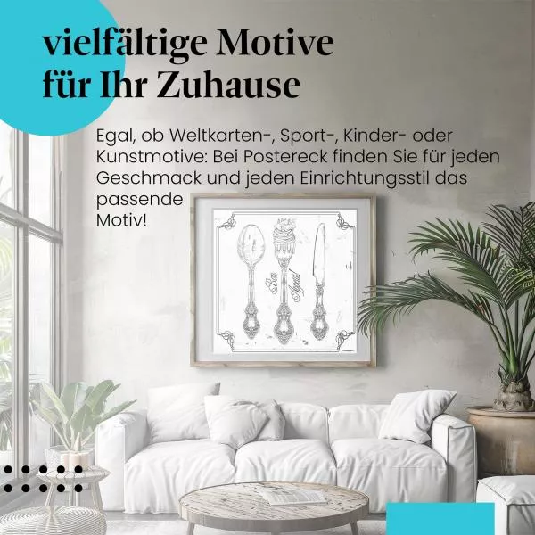 Elegante Menükarte | Postereck 4005 Elegante Menükarte | Postereck 4005