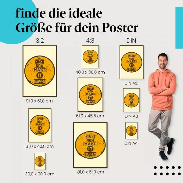Jetzt starten: Träume wahr werden | Postereck 1599 Jetzt starten: Träume wahr werden | Postereck 1599