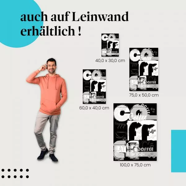 Kaffee-Liebe: Typografie für Kaffee-Fans | Postereck 1003 Kaffee-Liebe: Typografie für Kaffee-Fans | Postereck 1003