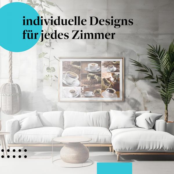 Schlafzimmer Deko: "Kaffee" Poster: Für Kaffeeliebhaber - ein aromatisches Motiv.