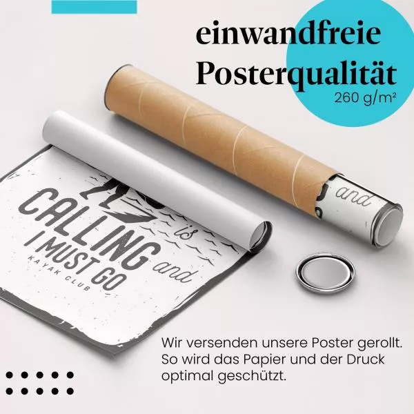 The River is Calling: Kajak | Postereck 1737 The River is Calling: Kajak | Postereck 1737