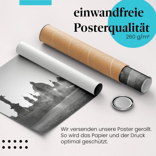Gerolltes Poster "Karlsbrücke Prag" - Prager Flair, sicher verpackt.