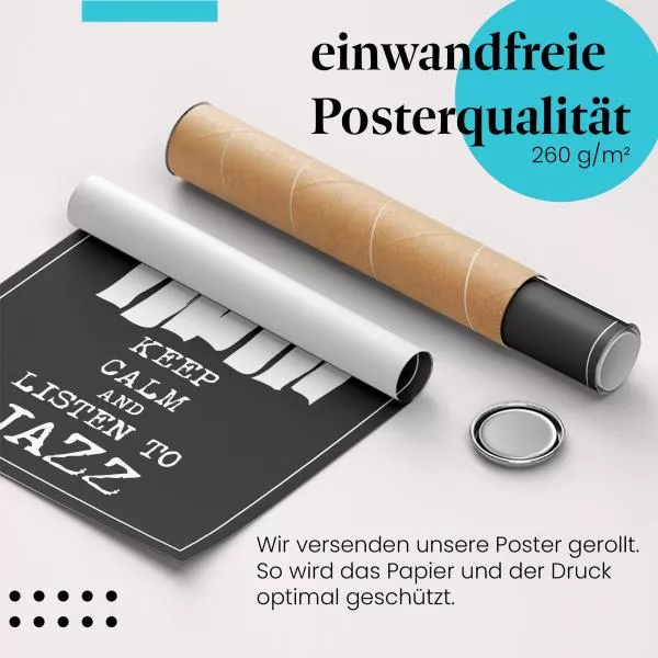Keep Calm and Listen to Jazz | Postereck 1021 Keep Calm and Listen to Jazz | Postereck 1021