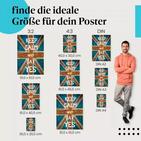Keep Calm and Say Yes | Postereck 3587 Keep Calm and Say Yes | Postereck 3587