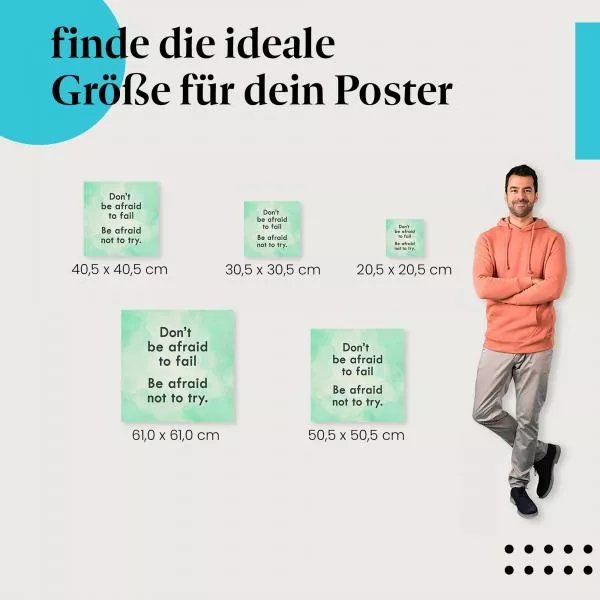 Keine Angst vorm Fehler | Postereck 2327 Keine Angst vorm Fehler | Postereck 2327