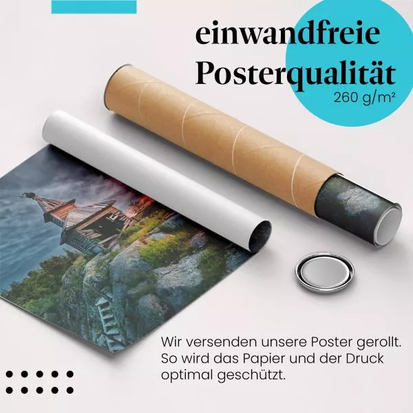 Kirchruine am Meer | Postereck 3055 Kirchruine am Meer | Postereck 3055