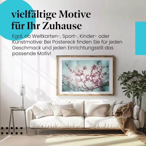 Zarte Kirschblüten: Frühling | Postereck 1369 Zarte Kirschblüten: Frühling | Postereck 1369