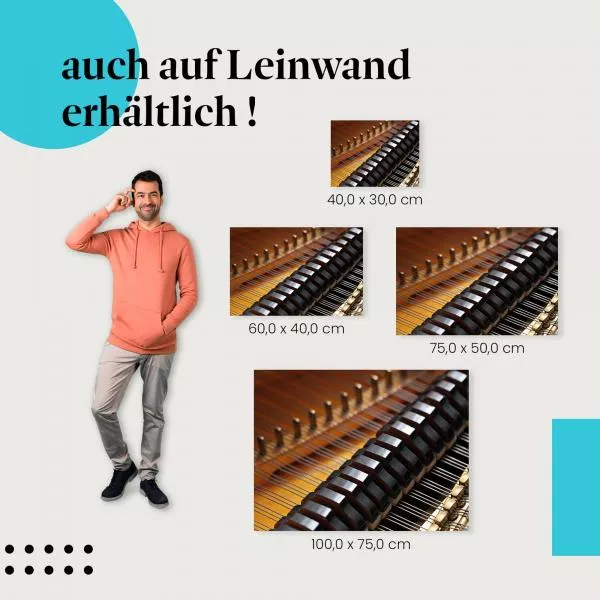 Klavier: Saiten & Hämmer im Detail | Postereck 0151