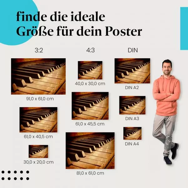Musikalische Nostalgie: Klavier | Postereck 0150 Musikalische Nostalgie: Klavier | Postereck 0150