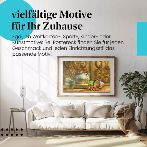Entspannende Auszeit: Kräuterteegenuss | Postereck 0111 Entspannende Auszeit: Kräuterteegenuss | Postereck 0111