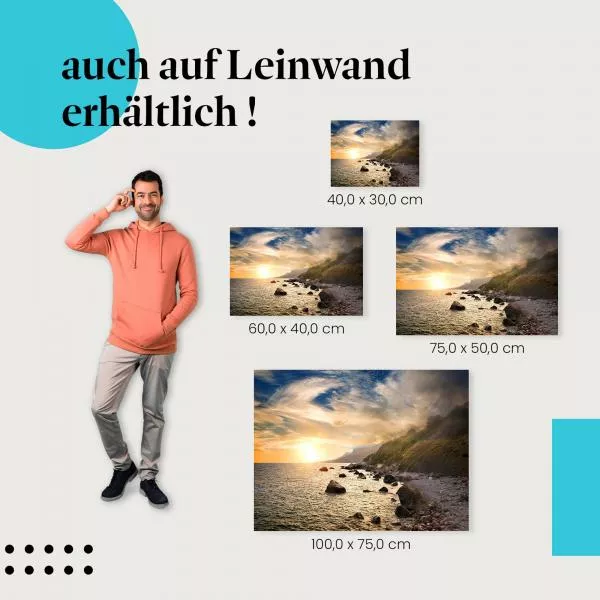 Sonnenuntergang am Meer | Postereck 2691 Sonnenuntergang am Meer | Postereck 2691