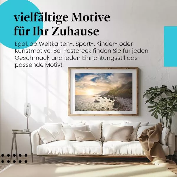 Sonnenuntergang am Meer | Postereck 2691 Sonnenuntergang am Meer | Postereck 2691