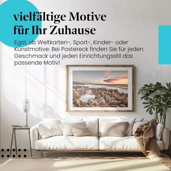 Steilküste & Sonnenaufgang | Postereck 3347 Steilküste & Sonnenaufgang | Postereck 3347