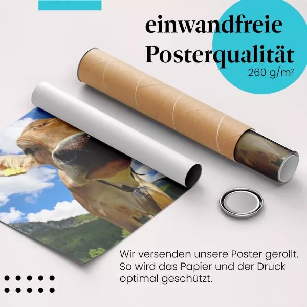Neugierige Kuh | Postereck 2365 Neugierige Kuh | Postereck 2365