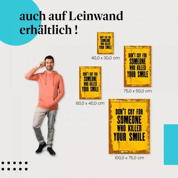Weine nicht um verlorene Freude | Postereck 1671 Weine nicht um verlorene Freude | Postereck 1671
