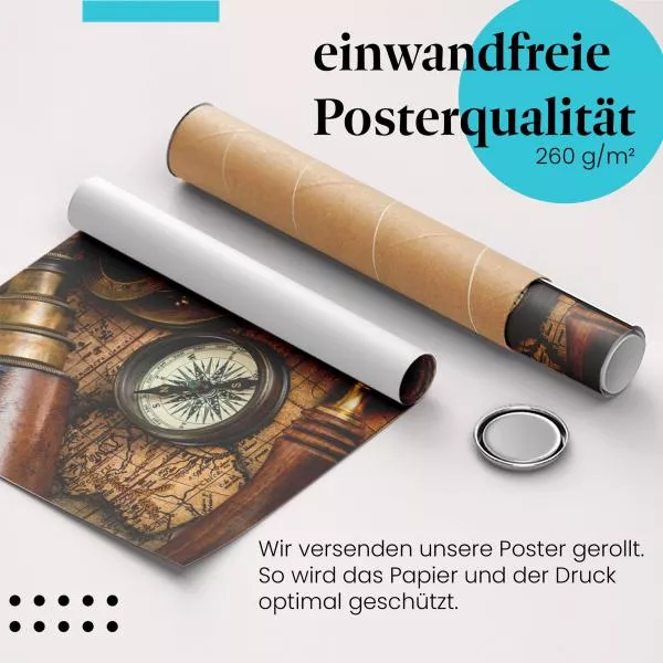 Antike Landkarte | Postereck 2604 Antike Landkarte | Postereck 2604