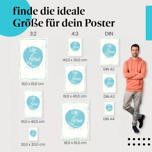 Das Leben: Nicht perfekt, aber… | Postereck 1581 Das Leben: Nicht perfekt, aber… | Postereck 1581