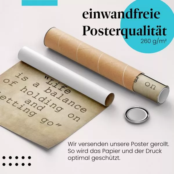 Balance im Leben | Postereck 2313 Balance im Leben | Postereck 2313