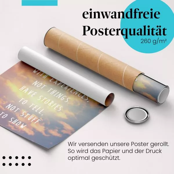 Erfahrungen statt Dinge | Postereck 2426 Erfahrungen statt Dinge | Postereck 2426