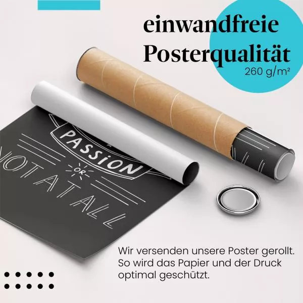 Mit Leidenschaft oder gar nicht | Postereck 1683 Mit Leidenschaft oder gar nicht | Postereck 1683