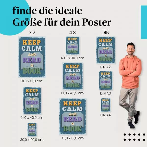 Keep Calm & Read | Postereck 0962 Keep Calm & Read | Postereck 0962