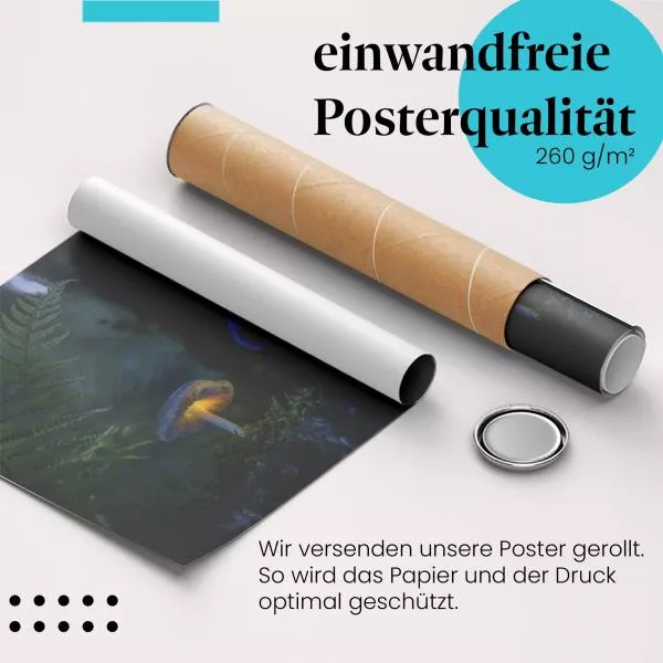 Leuchtende Pilze | Postereck 3883