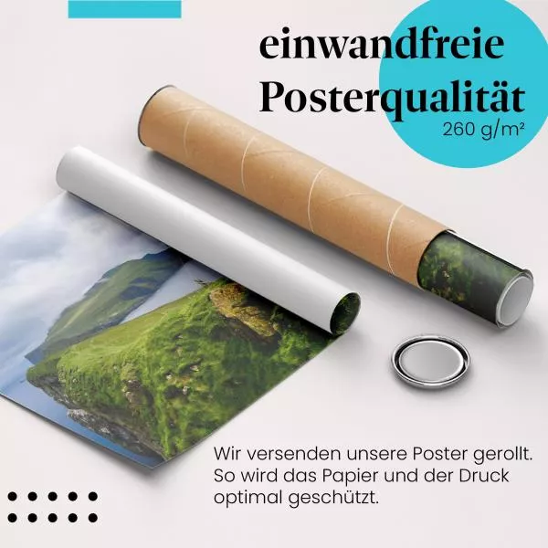 Leuchtturm an der Küste | Postereck 3523 Leuchtturm an der Küste | Postereck 3523