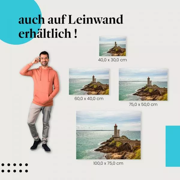 Einsamer Leuchtturm | Postereck 2340 Einsamer Leuchtturm | Postereck 2340
