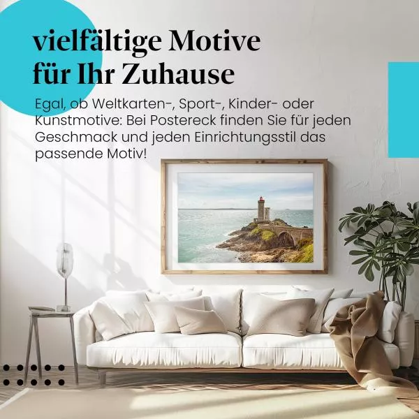 Einsamer Leuchtturm | Postereck 2340 Einsamer Leuchtturm | Postereck 2340