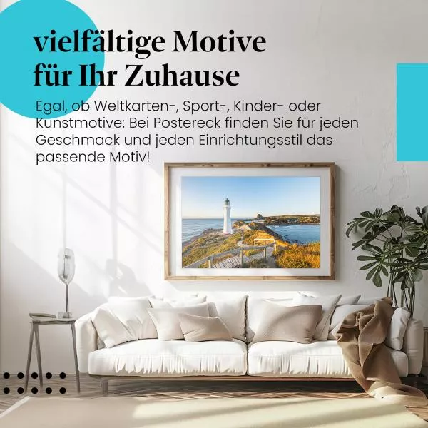 Leuchtturm am Meer | Postereck 3146 Leuchtturm am Meer | Postereck 3146