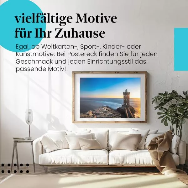 Malerischer Leuchtturm: Sonnenuntergang | Postereck 1524 Malerischer Leuchtturm: Sonnenuntergang | Postereck 1524