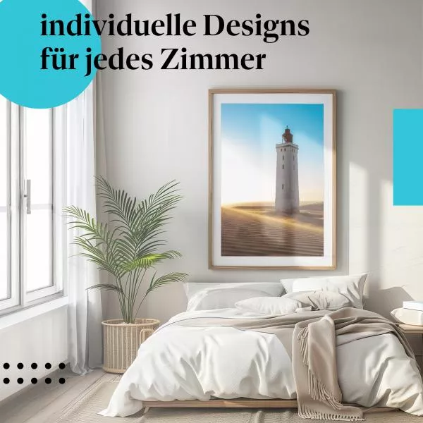 Leuchtturm & Sanddüne | Postereck 3679 Leuchtturm & Sanddüne | Postereck 3679