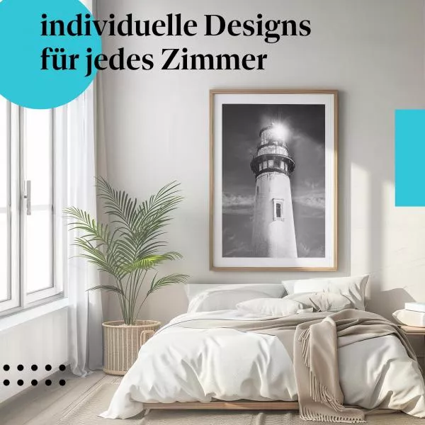 Leuchtturm im Sturm | Postereck 3499 Leuchtturm im Sturm | Postereck 3499