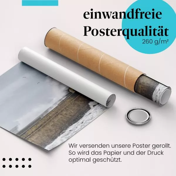 Leuchtturm im Sturm | Postereck 3732 Leuchtturm im Sturm | Postereck 3732