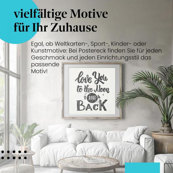 "Liebe bis zum Mond": Poster - romantisch & verträumt!