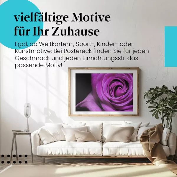 Geheimnisvolle Eleganz: Lila Rose | Postereck 0023 Geheimnisvolle Eleganz: Lila Rose | Postereck 0023