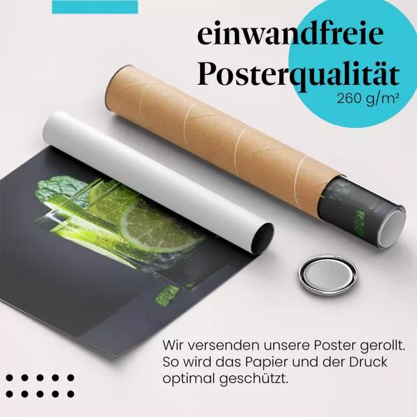 Erfrischender Limetten-Drink | Postereck 1044