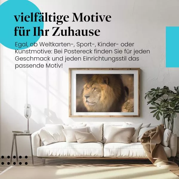 Majestätischer Löwe | Postereck 2789 Majestätischer Löwe | Postereck 2789