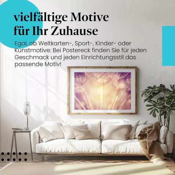 Magischer Löwenzahnsamen: Sonnenlicht | Postereck 1491 Magischer Löwenzahnsamen: Sonnenlicht | Postereck 1491