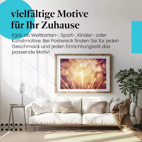 Vergänglichkeit: Löwenzahnsamen | Postereck 1303 Vergänglichkeit: Löwenzahnsamen | Postereck 1303