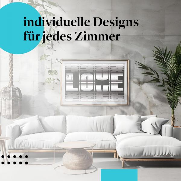 "Love" Poster: Für alle, die Liebe zeigen wollen!